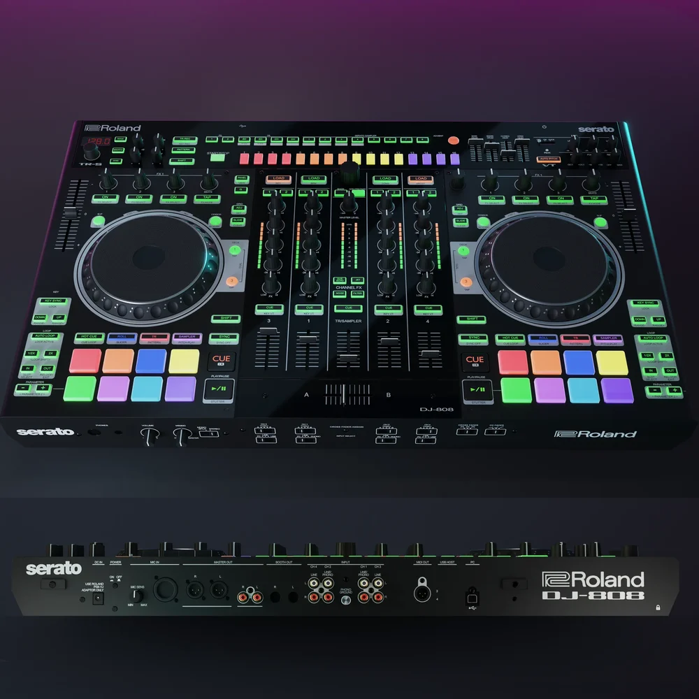 Dj Mixer Audio Roland 808