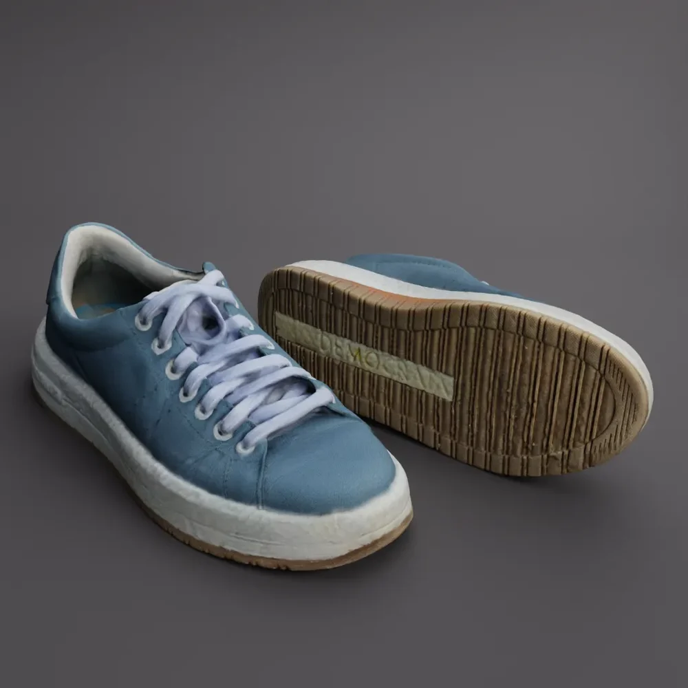 Slightly Used Blue Sneakers