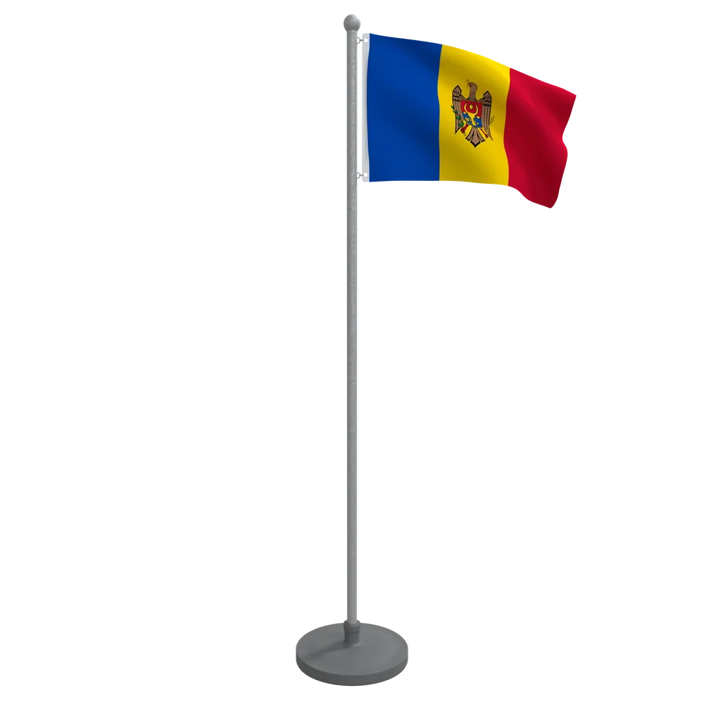 Animated Flag Of Moldova