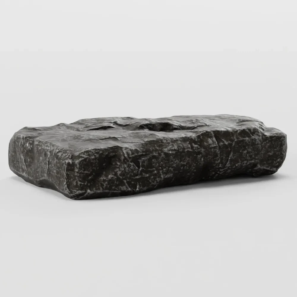 Stone Slab Rough Cut Dark