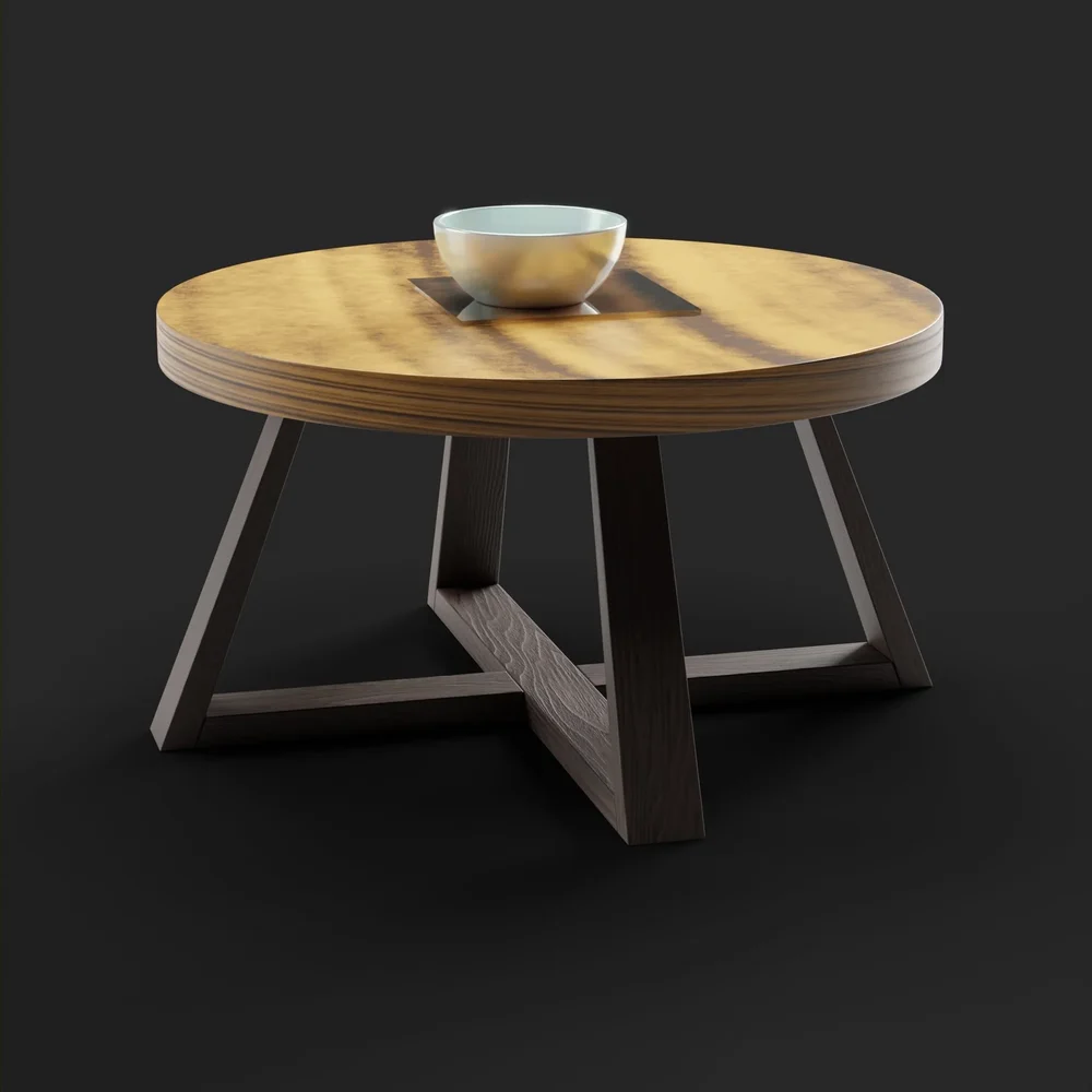 Cross Feet Center Table