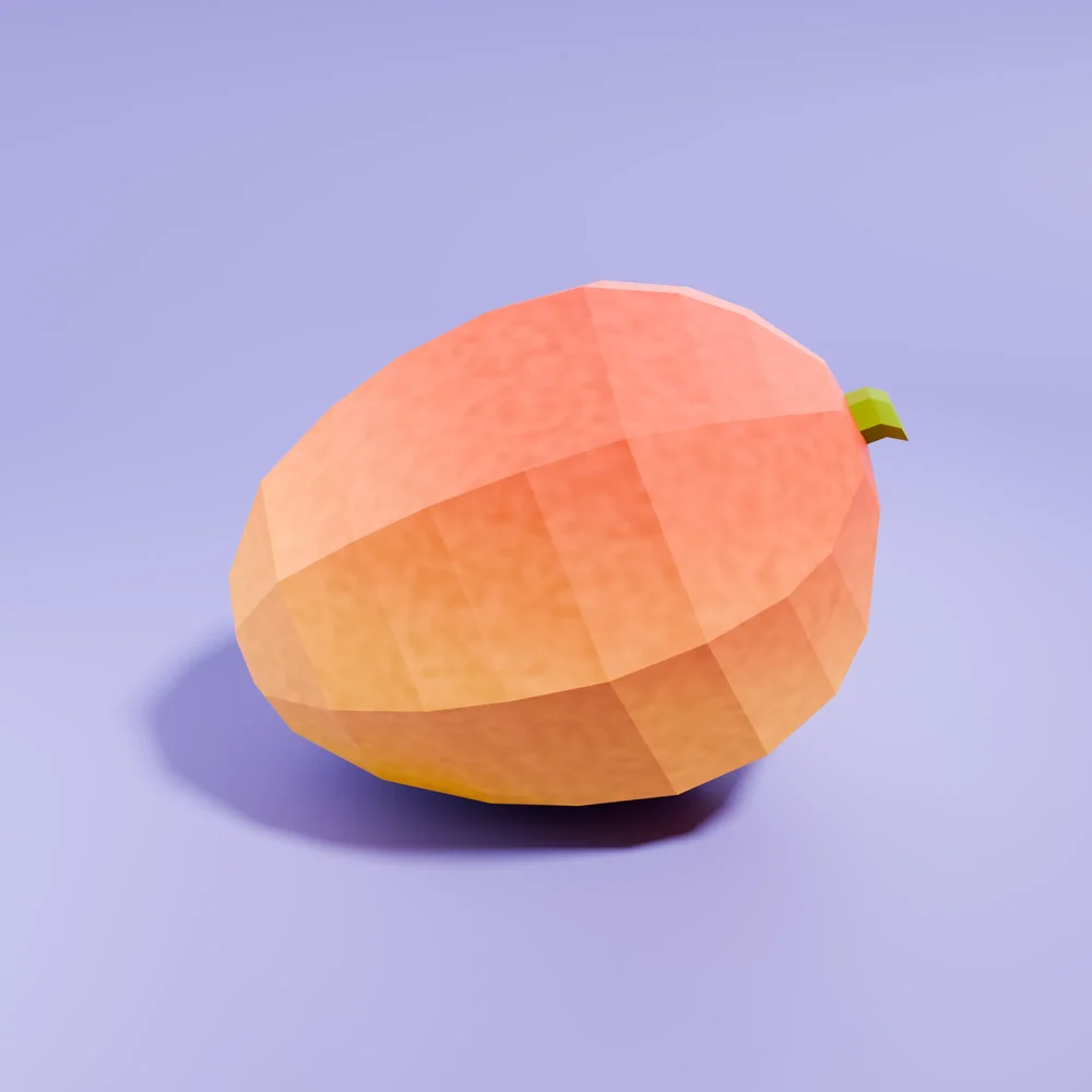 Lowpoly Mango