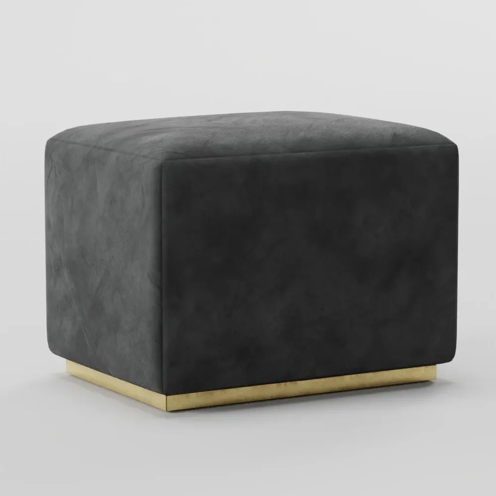 Velvet Pouf