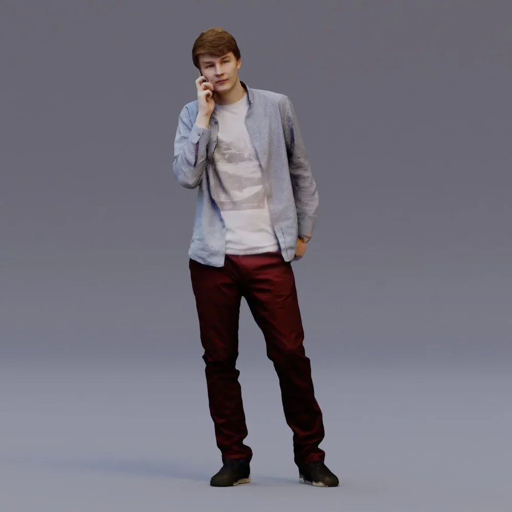 3d Soul - Standing Young Man - Kuba