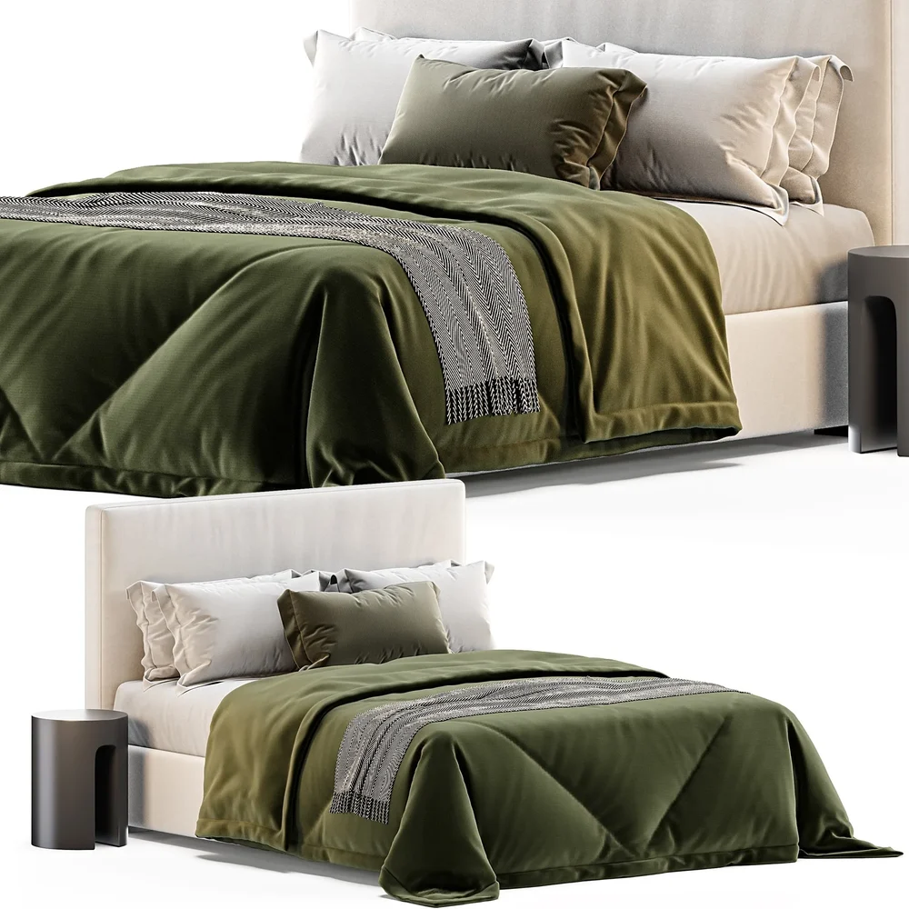 Bed Meridiani Stone Plus