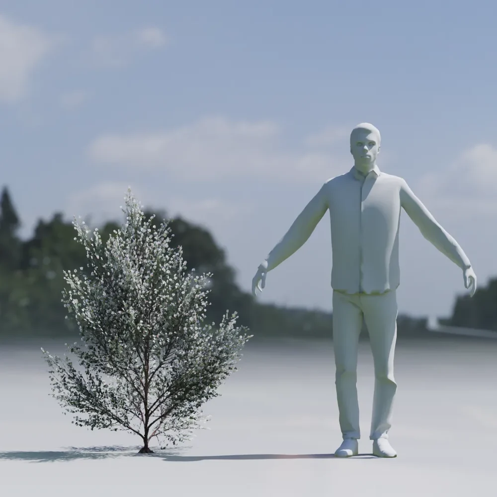 Shurb Flower Lowpoly Animated