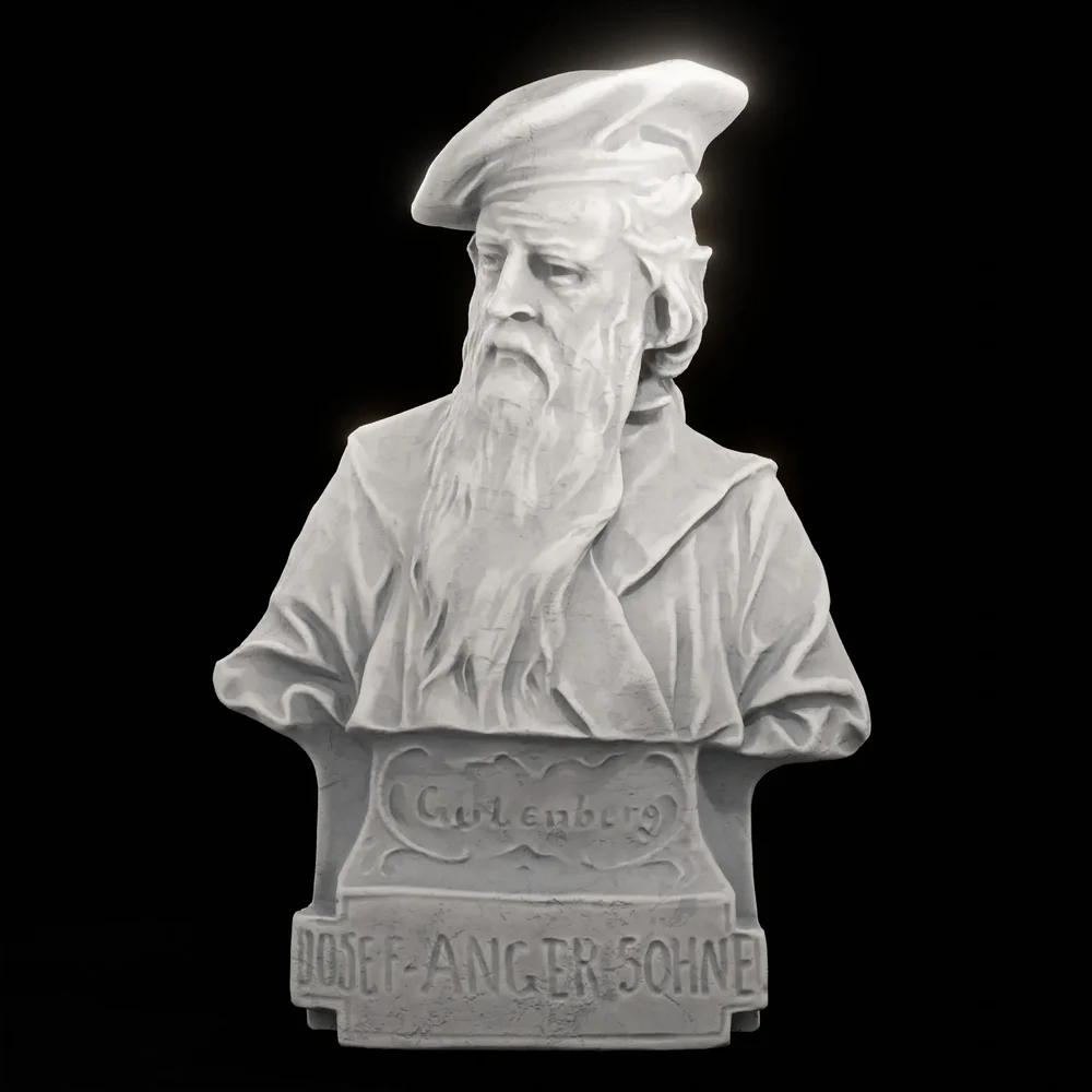 Photoskulptur Gutenberg