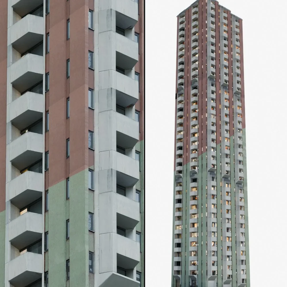 Brutalist Skyscraper