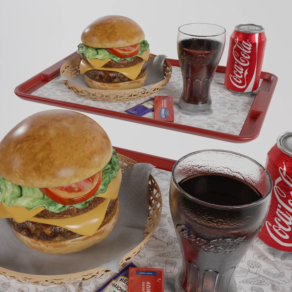 Bruger And Cocacola