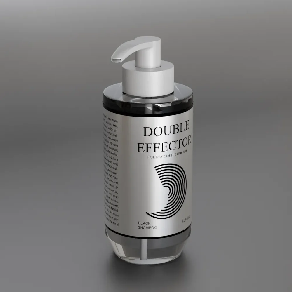 Shampoo Bottle White