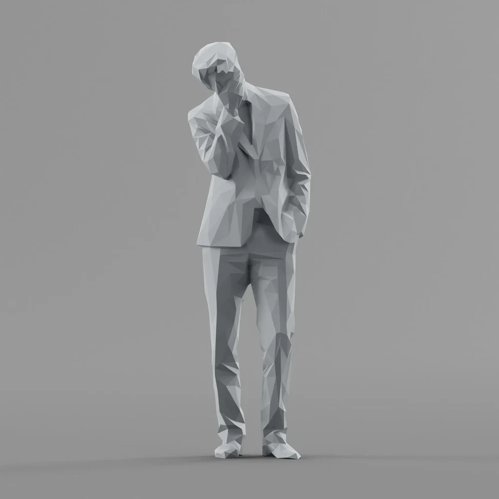 Lowpoly Male Standing