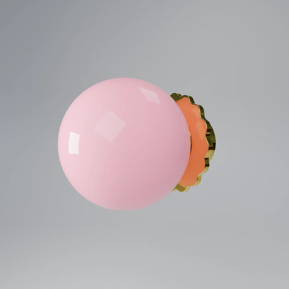 Marshmallow Sconce