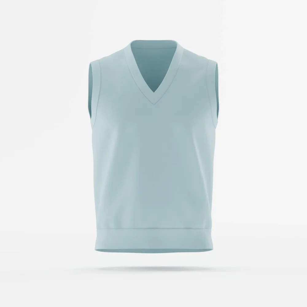 V-Neck Knitted Vest