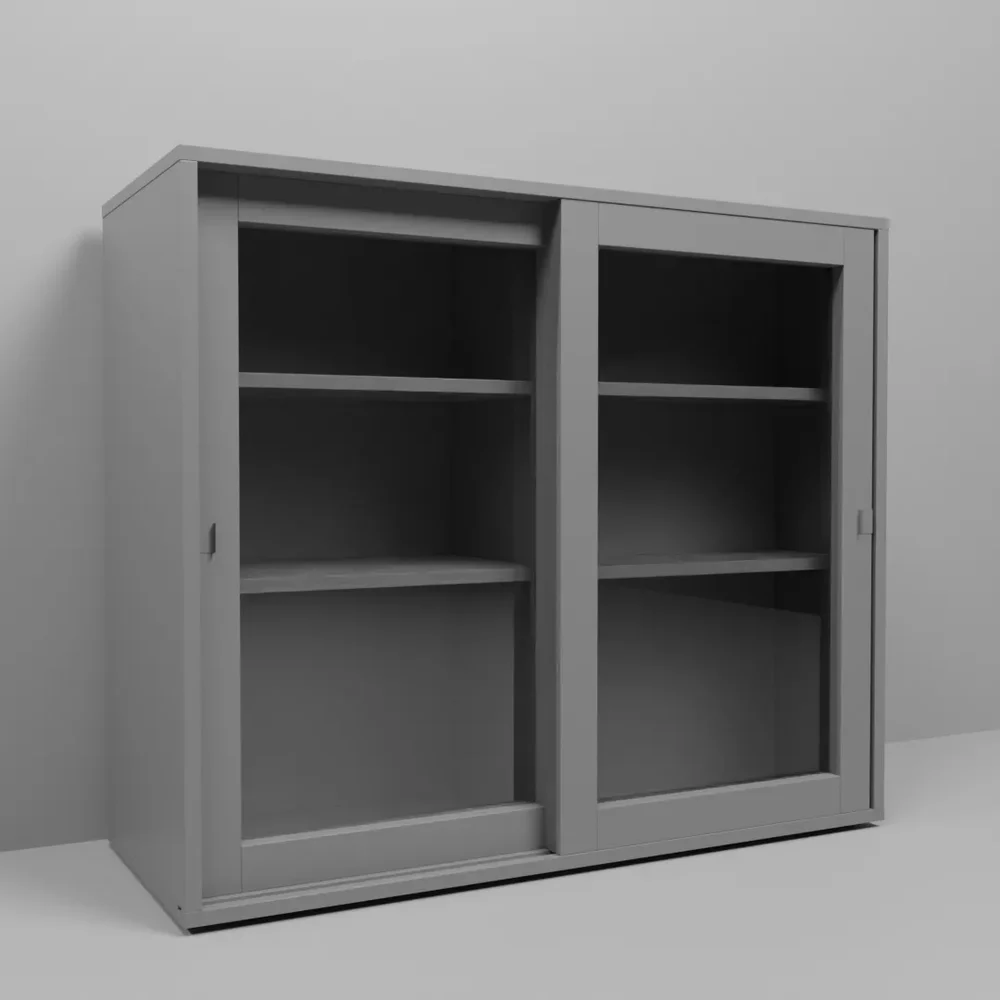 Ikea Display Cabinet - Vihals Grey