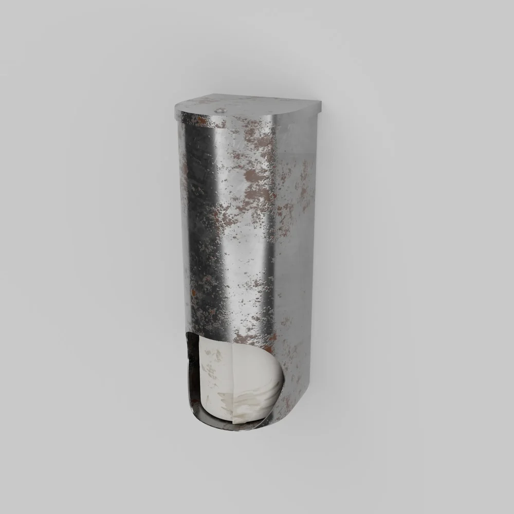 Toilet Paper Dispenser - Dirty