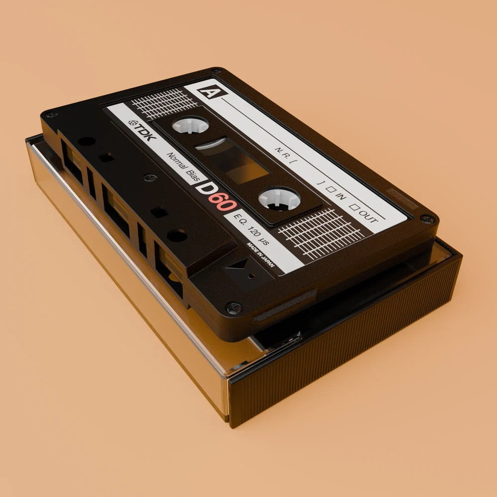 Tdk D-60 Tape (With Case)