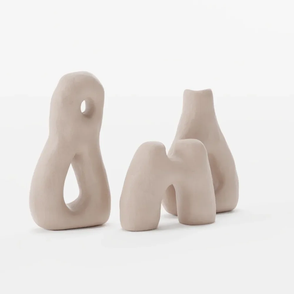 Set Of 3 Decorative Vases