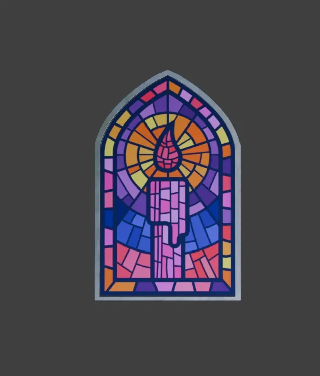 Church Glass Window Style 4