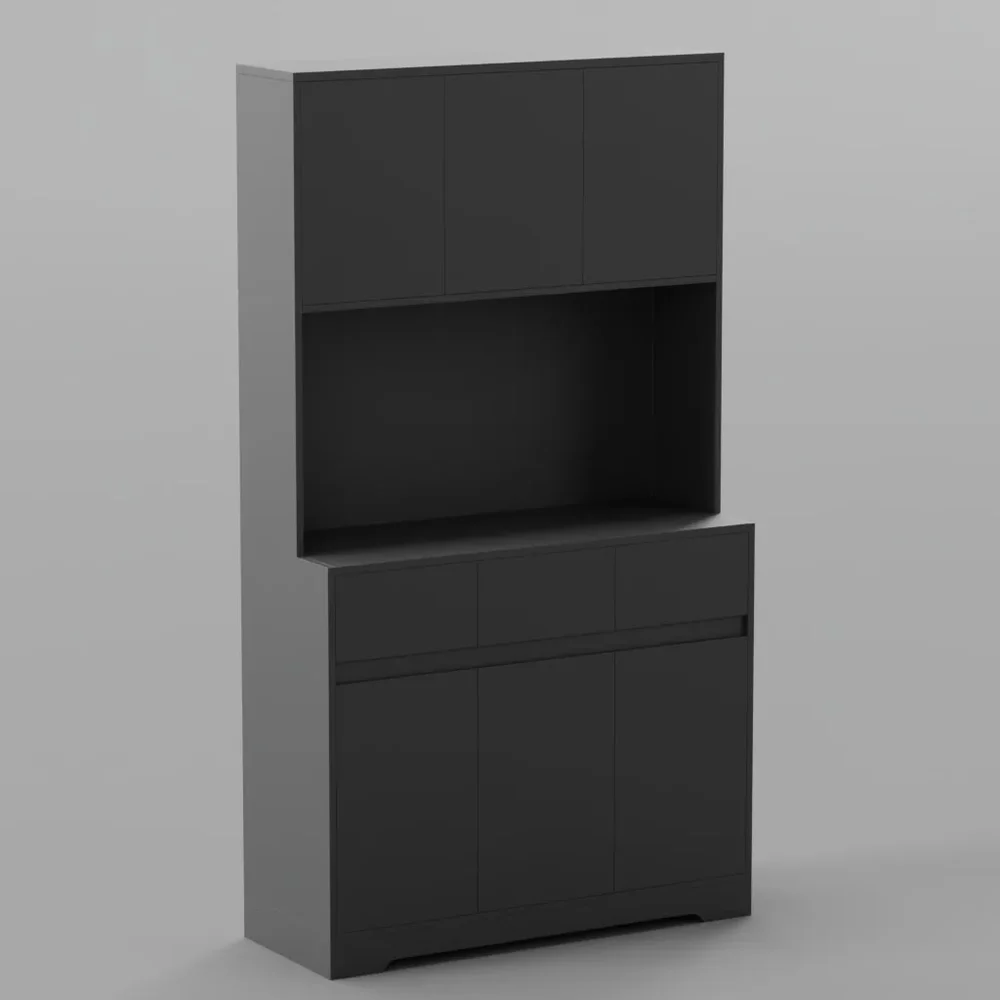 Aybike Tall Kitchen Pantry Cabinet
