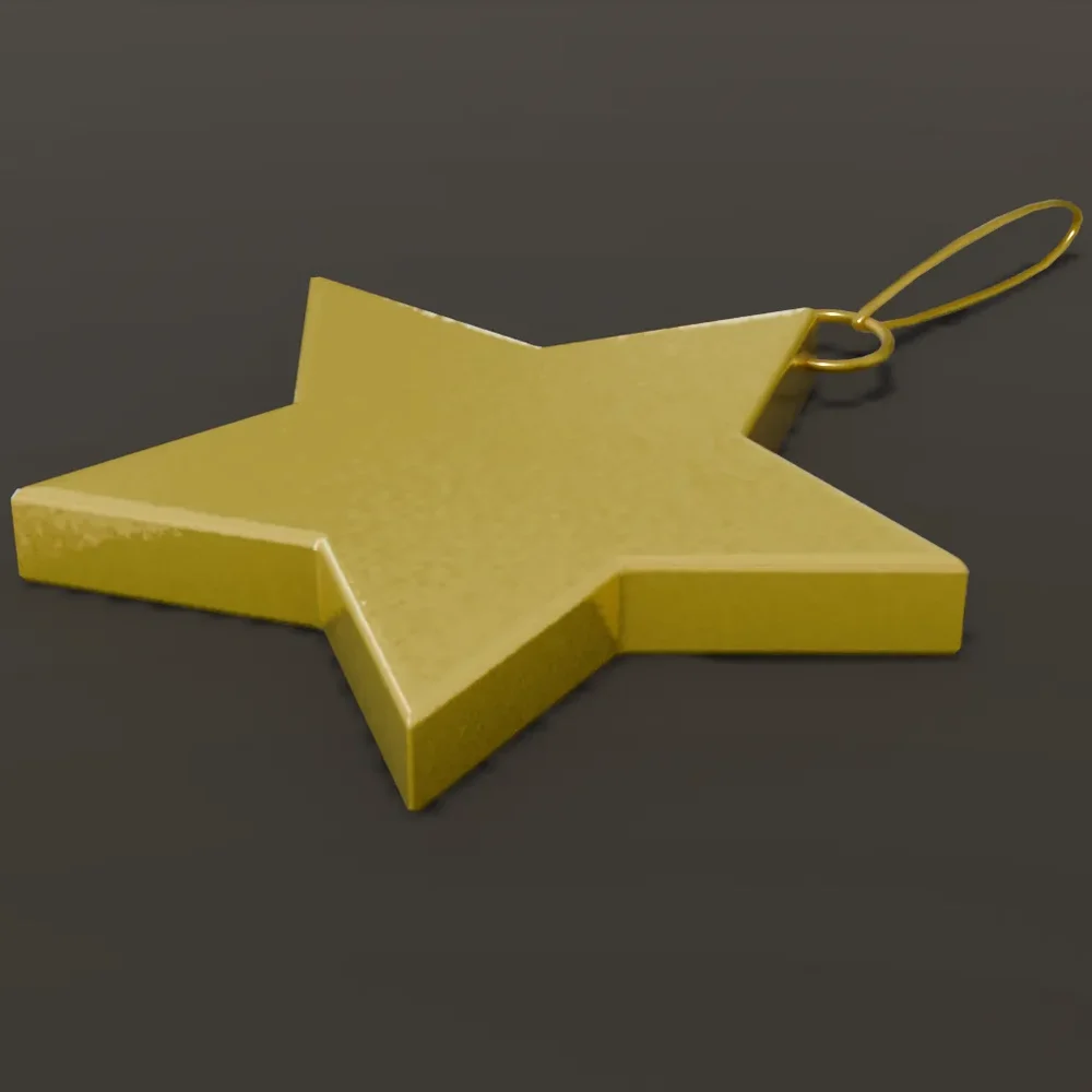 Christmas Star Golden