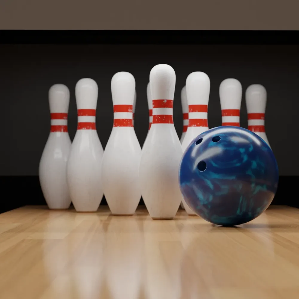 Bowling Bottle And Ball