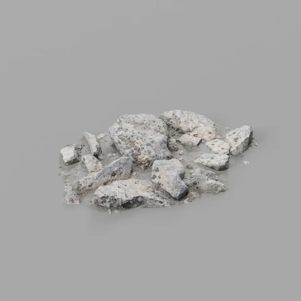 Basalt Rocks Volcanic Pbr Scan B