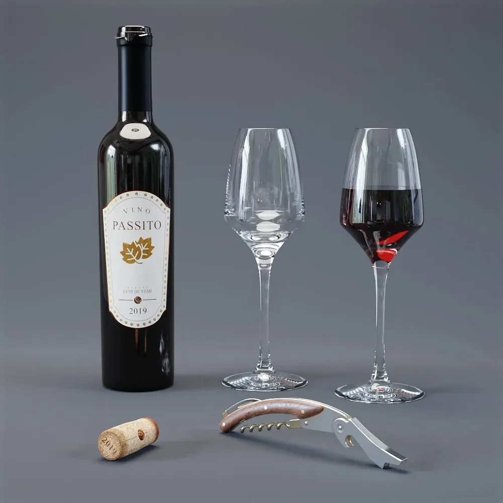 Passito Wine Bottle Set