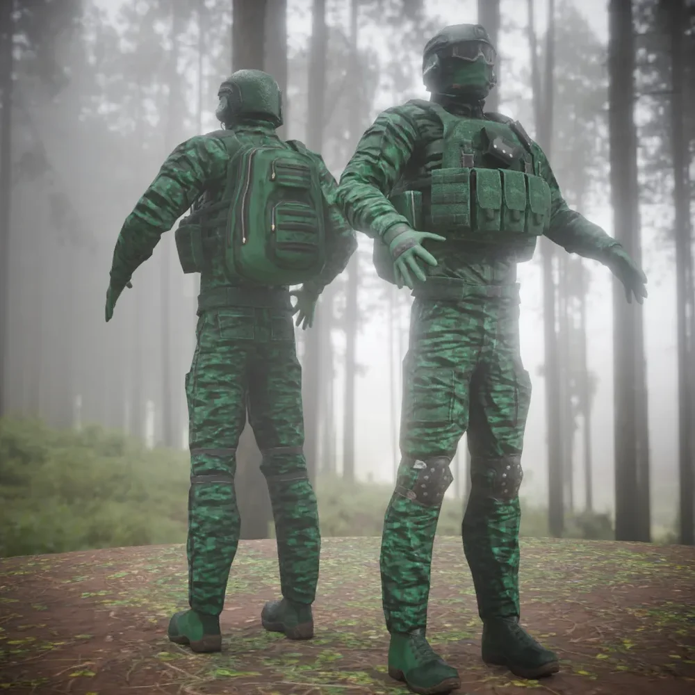 Military Character (Gameready)