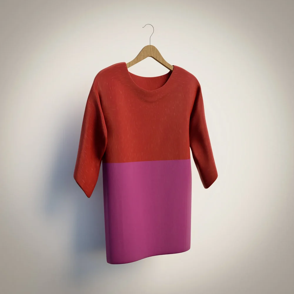 Long Sleeve On Coat Hanger (Cloth Deco)