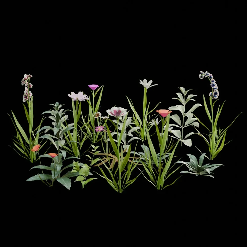 Realistic Outdoor Plants