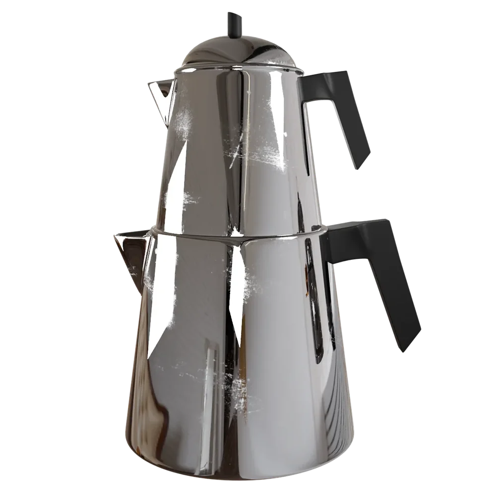 Steel Kettle And Teapot