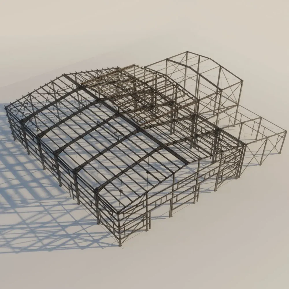 Metalic Hall Structure_Rusty 2