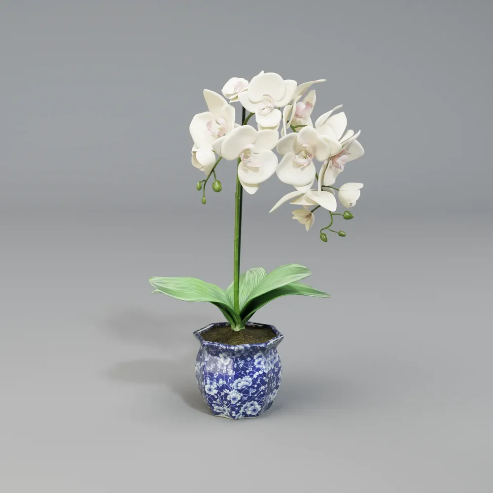 Faux Orchid Flower