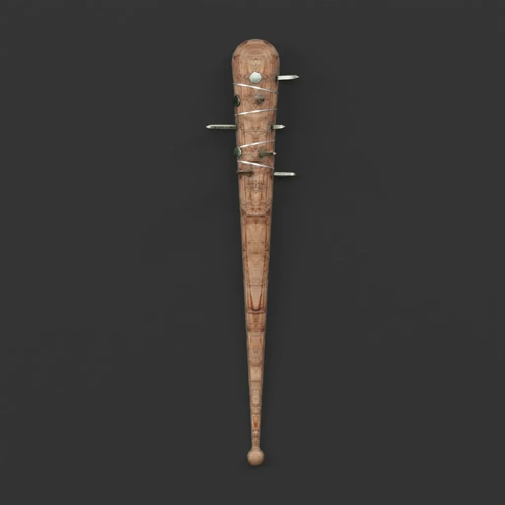 Spiked Wooden Club