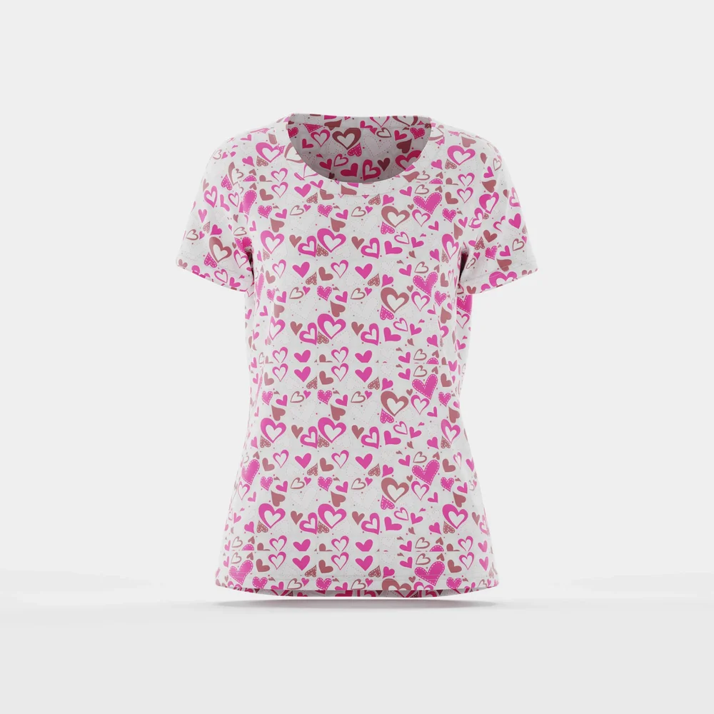 Modern Boatneck Short Sleeve T-Shirt