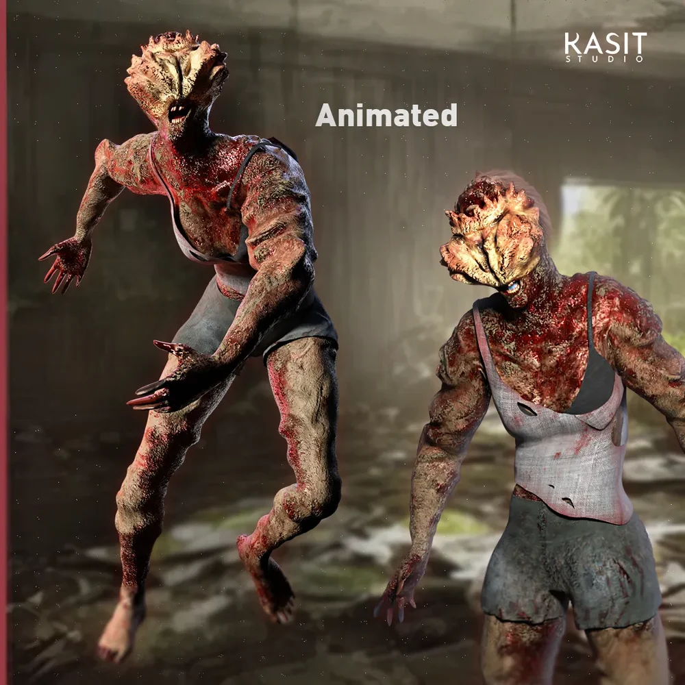 Clicker Animated Zombie