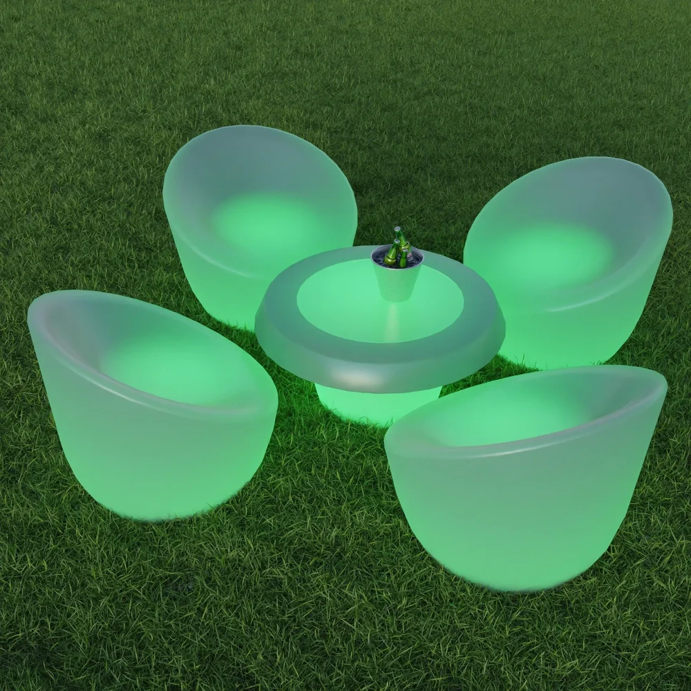 Puff Led And Table