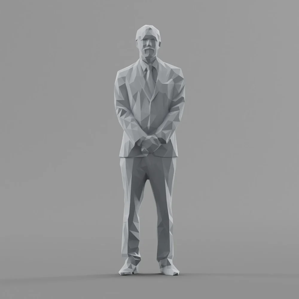 Lowpoly Male Standing