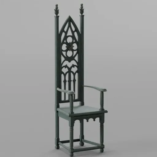Green Vitage Wooden Chair