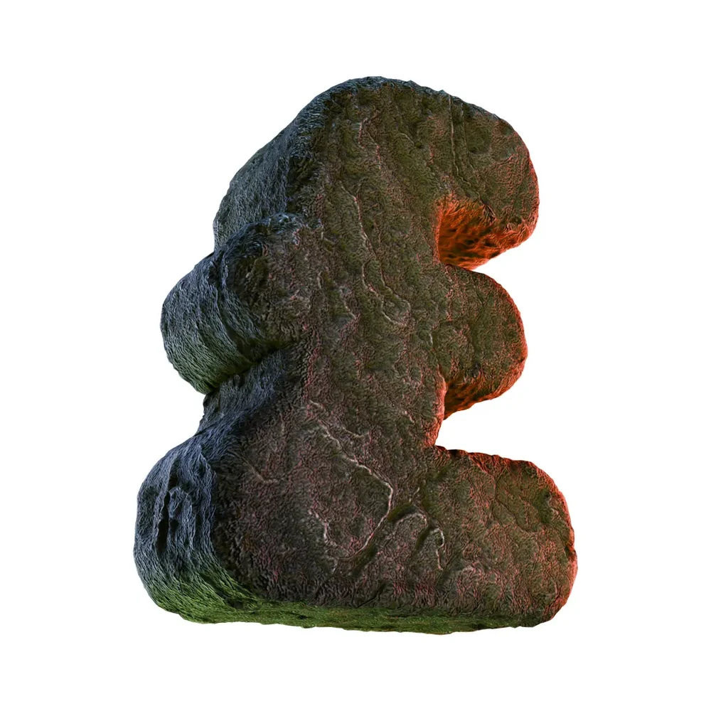 Pound Sign Symbol Stone Carved