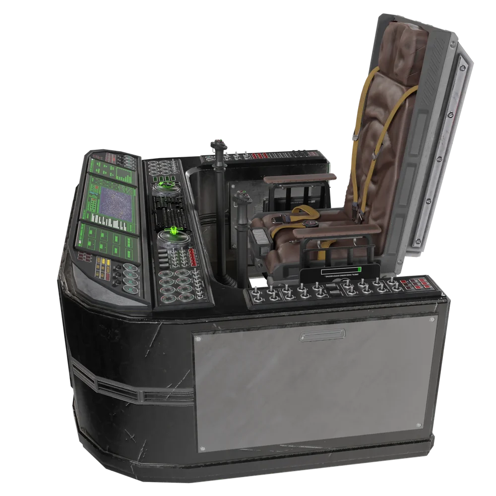 Spacecraft/Plane Cockpit+Seat
