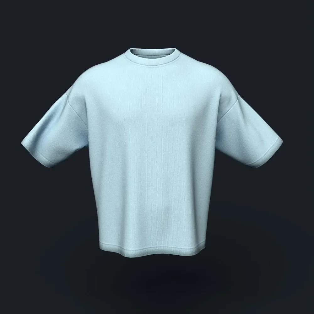 Oversized Cropped Shirt