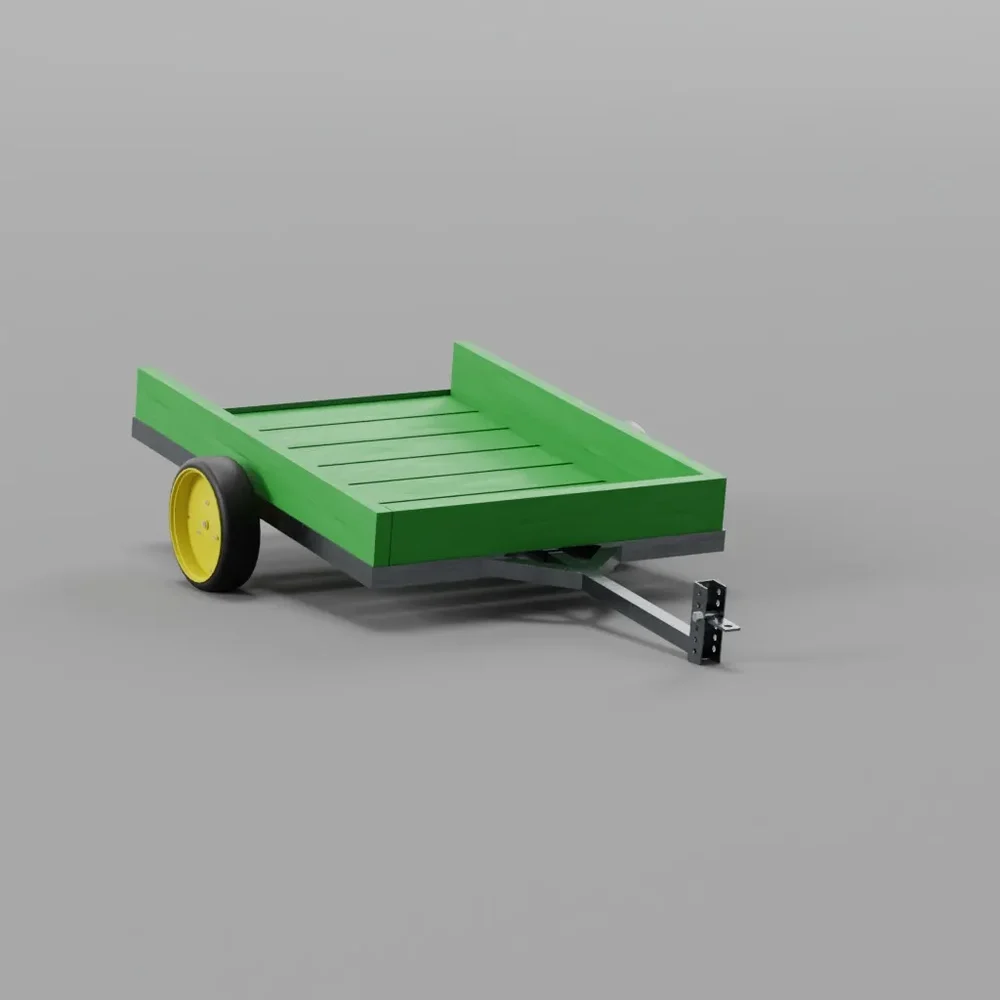 Small Garden Lawnmower Trailer