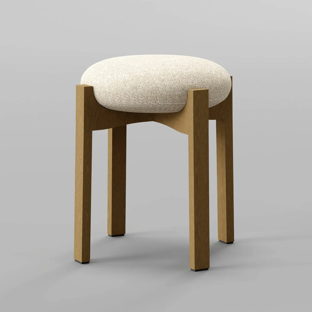 Pioneer Barstool H46 Light Oak