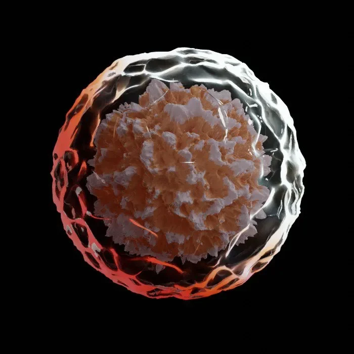 Stem Cell With Nukleus And Membrane