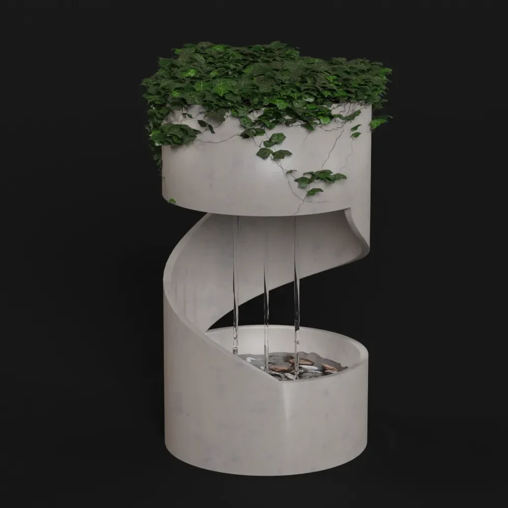 Water Fountain Spiral