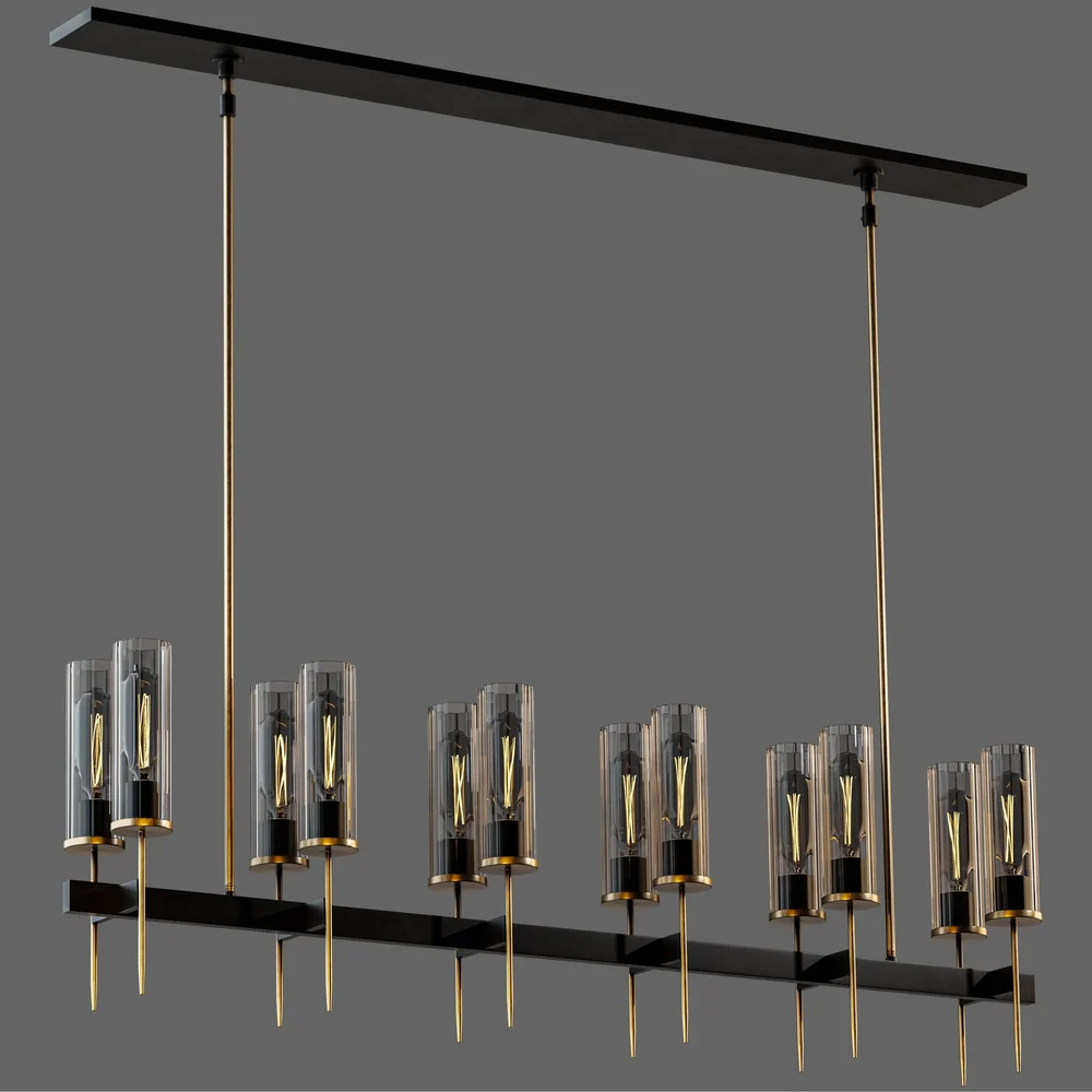 Rs Chandelier Alouette 12 Brass