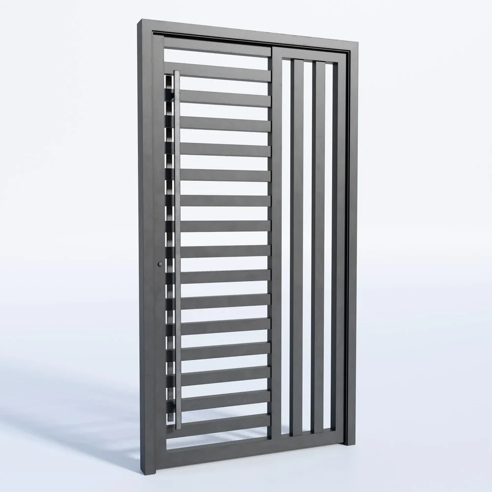 Minimalist Slat Gate