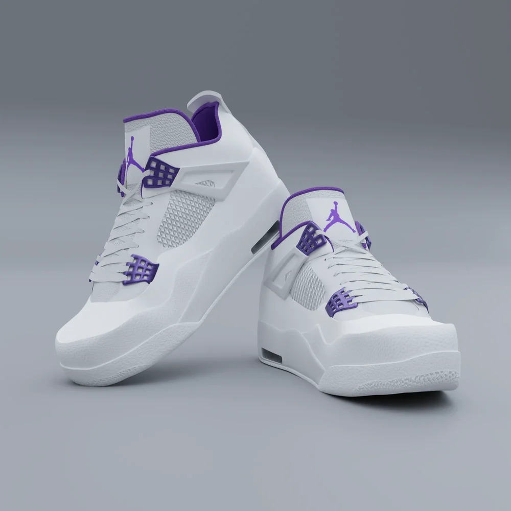 Air Jordan 4 Metallic Purple