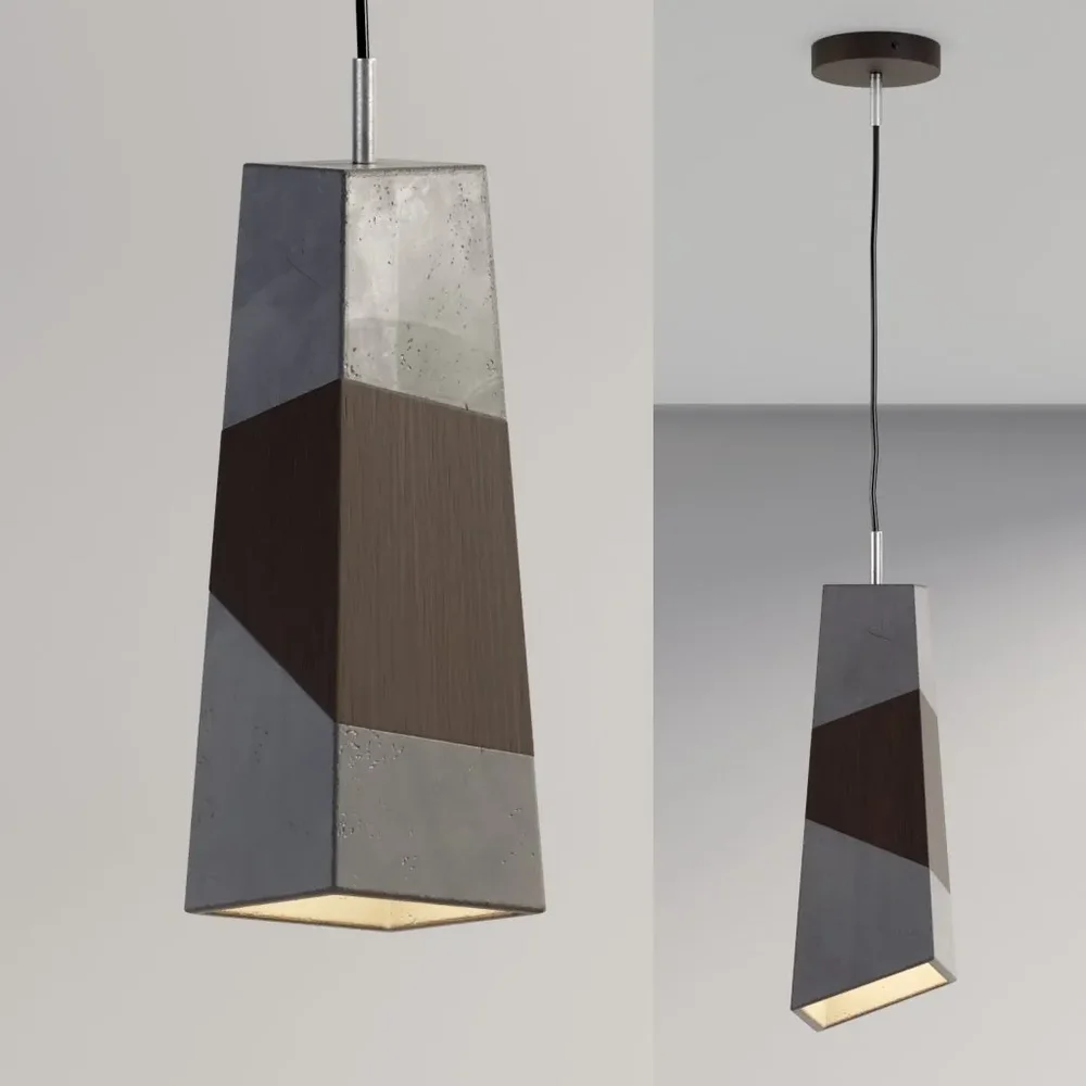 Concrete And Wood Light -01